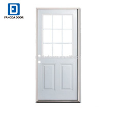 Fangda haute qualité blanc apprêté conception de porte de bureau